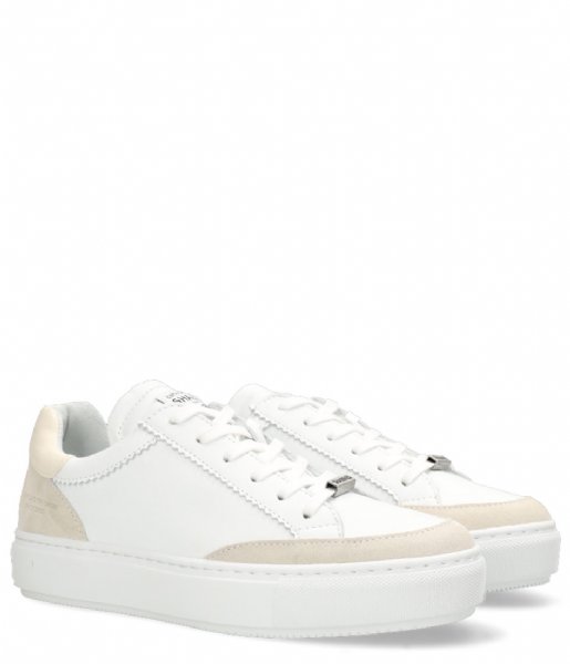 Shabbies  Sneaker Soft Nappa Leather White Offwhite (3052)